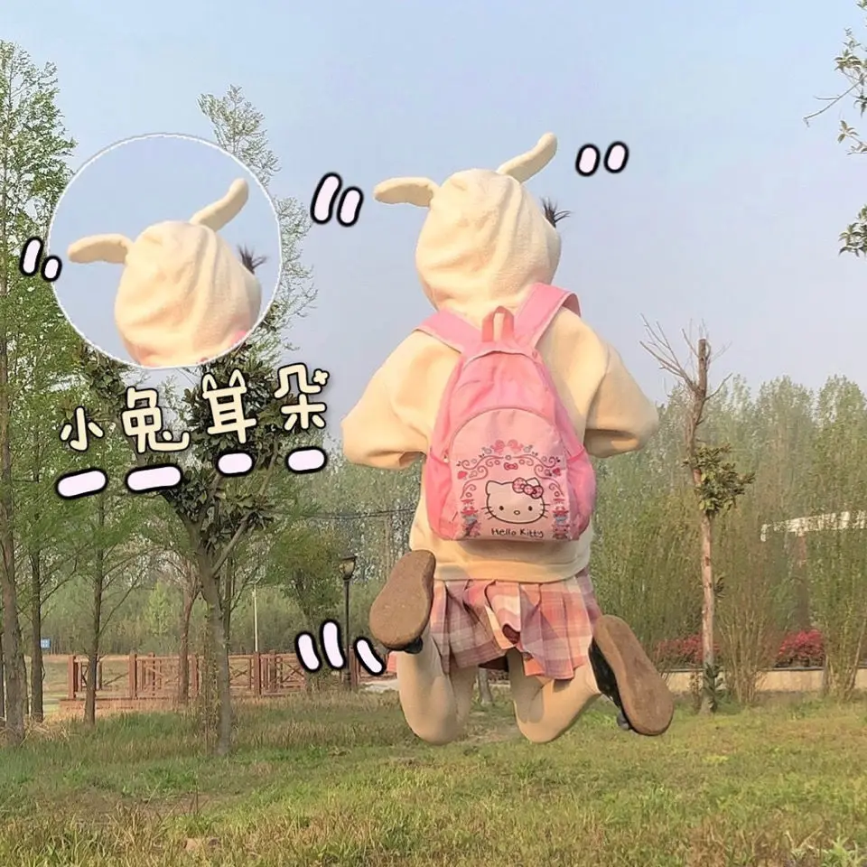Kawaii Rabbit Hoodie Streetwear Hip Hop Women Sweatshirts Casual Autumn Japanese Warm Tops Kawaii Funny Cool Amine Hoodie Femme
Kawaii Rabbit Hoodie Streetwear Hip Hop Women Sweatshirts Casual Autumn Japanese Warm Tops Kawaii Funny Cool Amine Hoodie Femme
