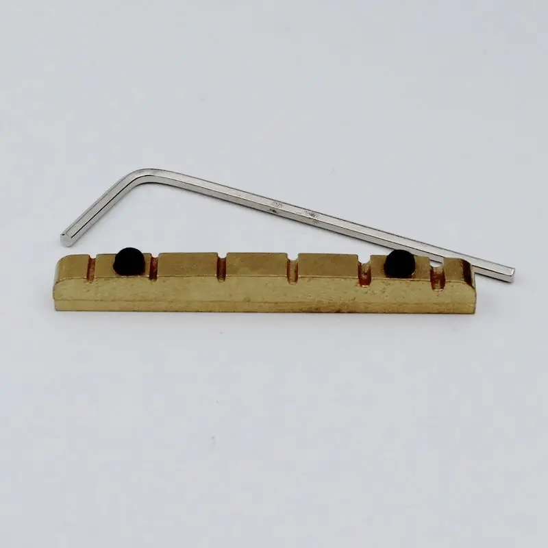 

Adjustable Bell Brass Nut Guitar Brass Bridge Nut 3.5*42mm Split Regulation Nut Replacement Parts For ST Guitar