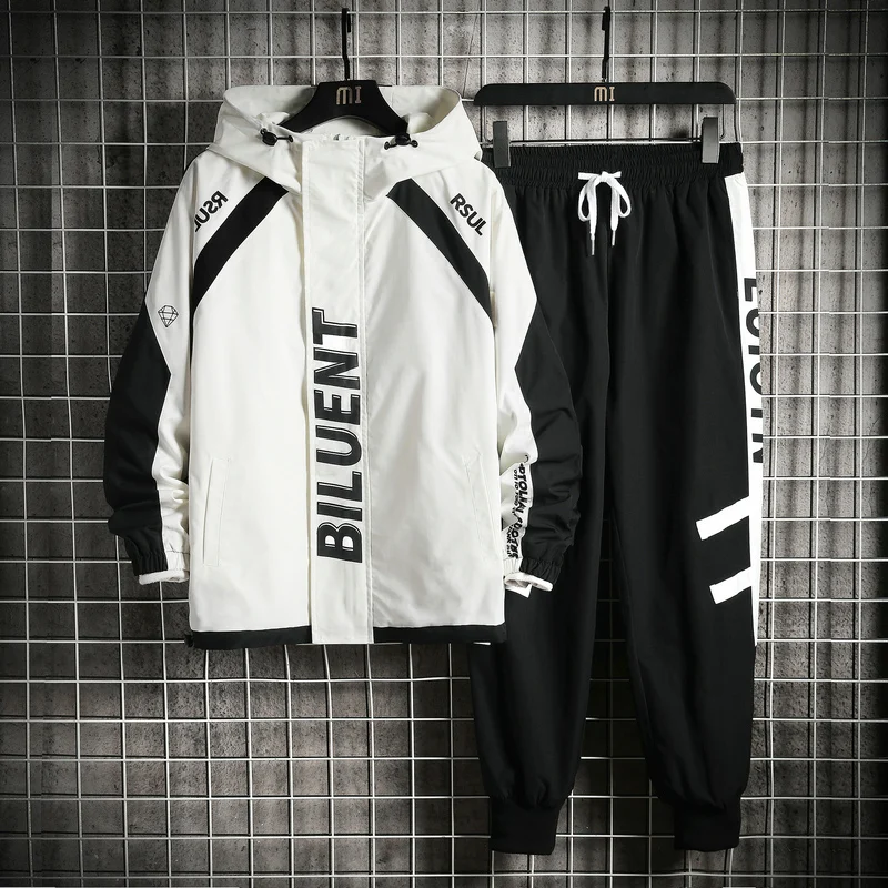 2020 Men Tracksuit Workwear Jacket men's Hooded Jacket+Pants 2PC Sets baseball loose Pullover coat & Long Pants
2020 Men Tracksuit Workwear Jacket men's Hooded Jacket+Pants 2PC Sets baseball loose Pullover coat & Long Pants