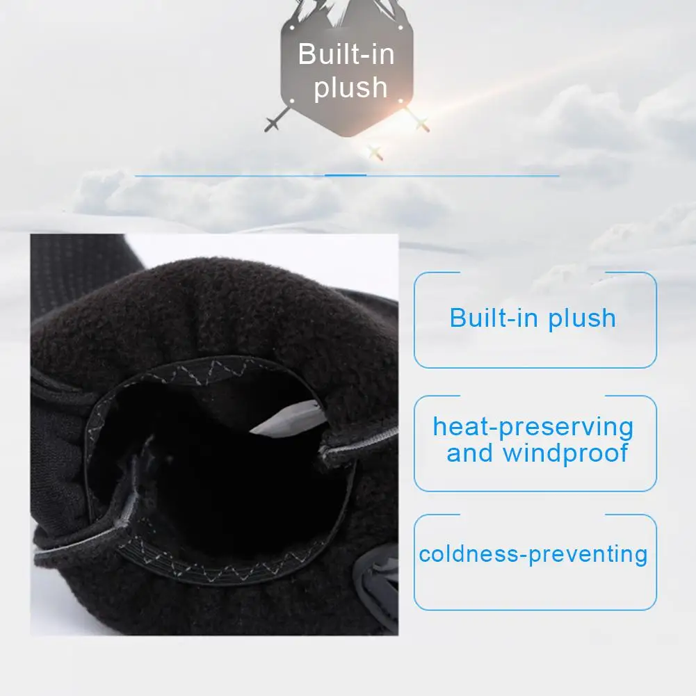 Cotton Velvet Ice Fishing Glove Winter Windproof Fishing Gloves Fishing Touchscreen Gloves with 3 Cut Fingers for Running
Cotton Velvet Ice Fishing Glove Winter Windproof Fishing Gloves Fishing Touchscreen Gloves with 3 Cut Fingers for Running