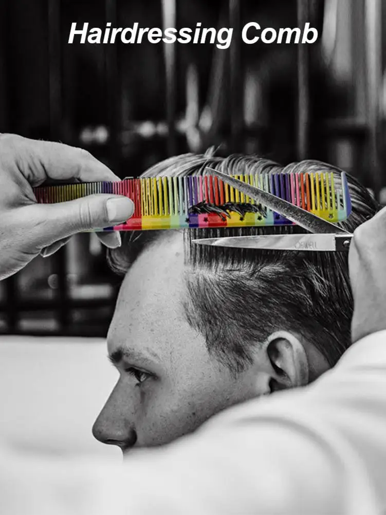 6pcs Rainbow Comb Cut Scale Comb Rainbow Graffiti Comb Hairdresser Hairdresser Hairdresser Hairdresser Hairdresser Male Hairbrus
6pcs Rainbow Comb Cut Scale Comb Rainbow Graffiti Comb Hairdresser Hairdresser Hairdresser Hairdresser Hairdresser Male Hairbrus