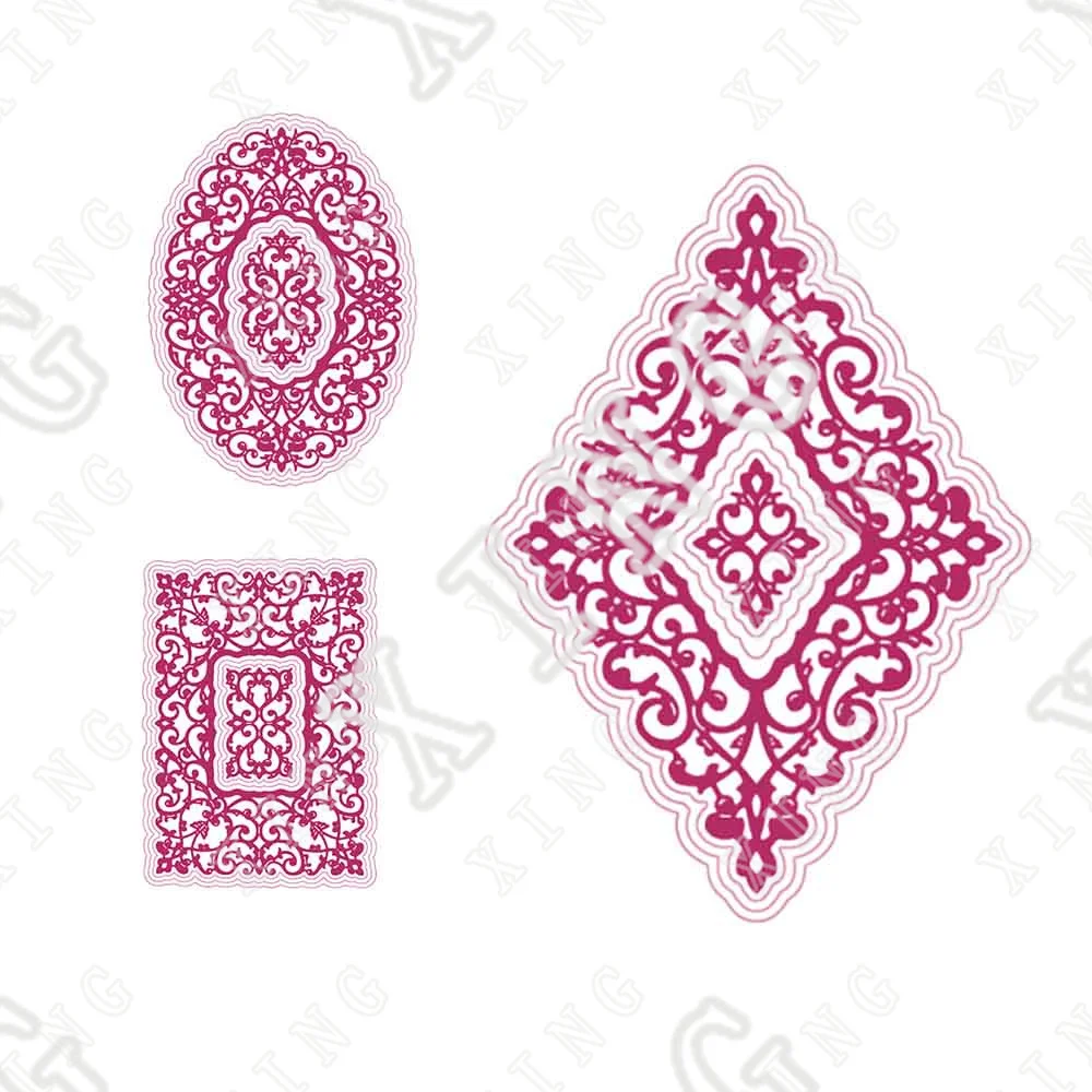 New Diamond Rectangle Oval Frame Metal Cutting Dies Diy Crafts Accessories Scrapbooking Greeting Card Decoration Embossing Molds
New Diamond Rectangle Oval Frame Metal Cutting Dies Diy Crafts Accessories Scrapbooking Greeting Card Decoration Embossing Molds