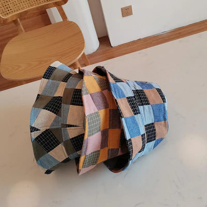 The new style joker plaid Bucket Hat Fisherman Hat outdoor travel hat Sun Cap Hats for Men and Women 22
The new style joker plaid Bucket Hat Fisherman Hat outdoor travel hat Sun Cap Hats for Men and Women 22