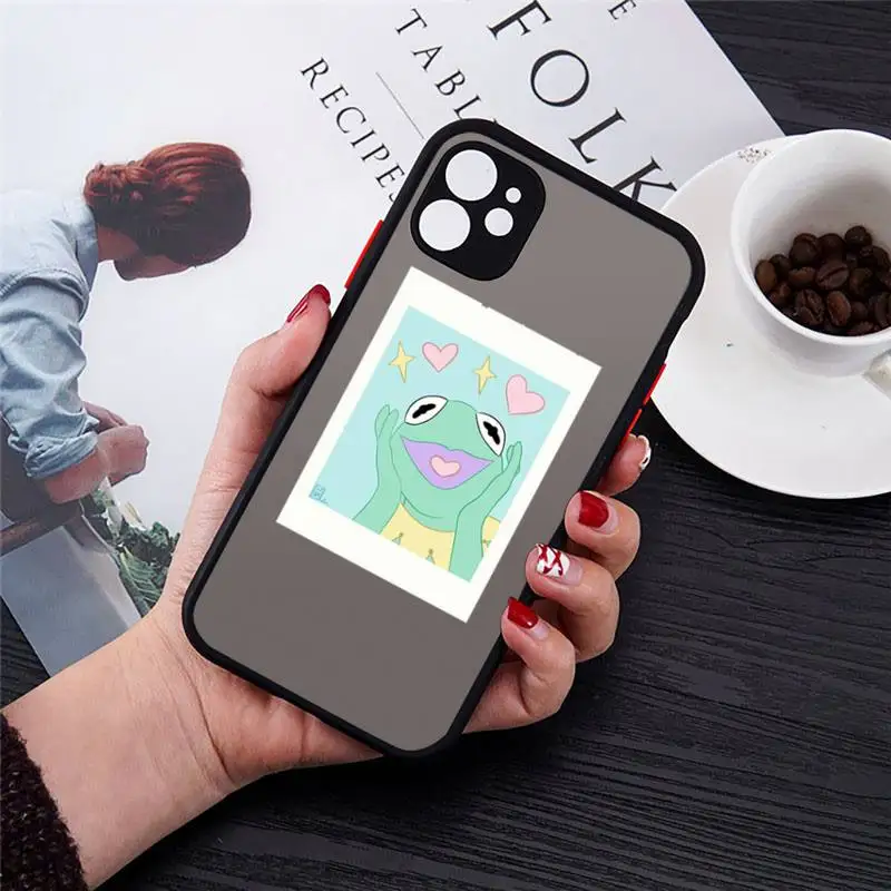 Kermit the Frog Phone Cases matte transparent For iphone 7 8 11 12 plus mini x xs xr pro max cover
Kermit the Frog Phone Cases matte transparent For iphone 7 8 11 12 plus mini x xs xr pro max cover