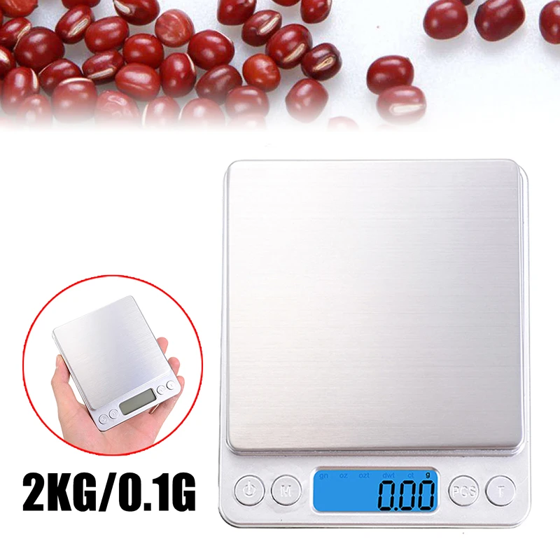 Precision LCD Digital Scales 2kg/0.1g Mini Electronic Grams Weight Balance Scale For Tea Baking Weighing Portable
Precision LCD Digital Scales 2kg/0.1g Mini Electronic Grams Weight Balance Scale For Tea Baking Weighing Portable