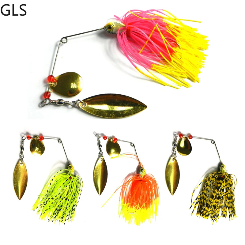GLS Fishing Lure Metal 14.8g Rotating Bait With Whiskers Artificial Wobbler Perch Sequin Fishing Accessories
GLS Fishing Lure Metal 14.8g Rotating Bait With Whiskers Artificial Wobbler Perch Sequin Fishing Accessories