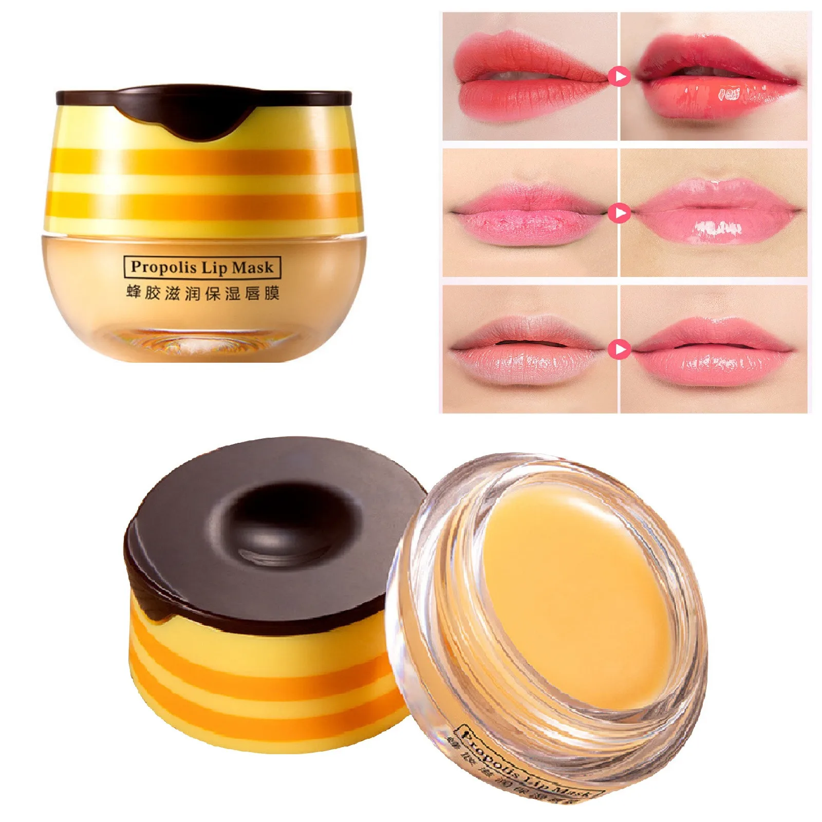 Honey Lip Mask Moisturizing Hydrating For Lip Care Women Mask Cosmetics Anti-cracking Unisex With Brush Lip Care
Honey Lip Mask Moisturizing Hydrating For Lip Care Women Mask Cosmetics Anti-cracking Unisex With Brush Lip Care