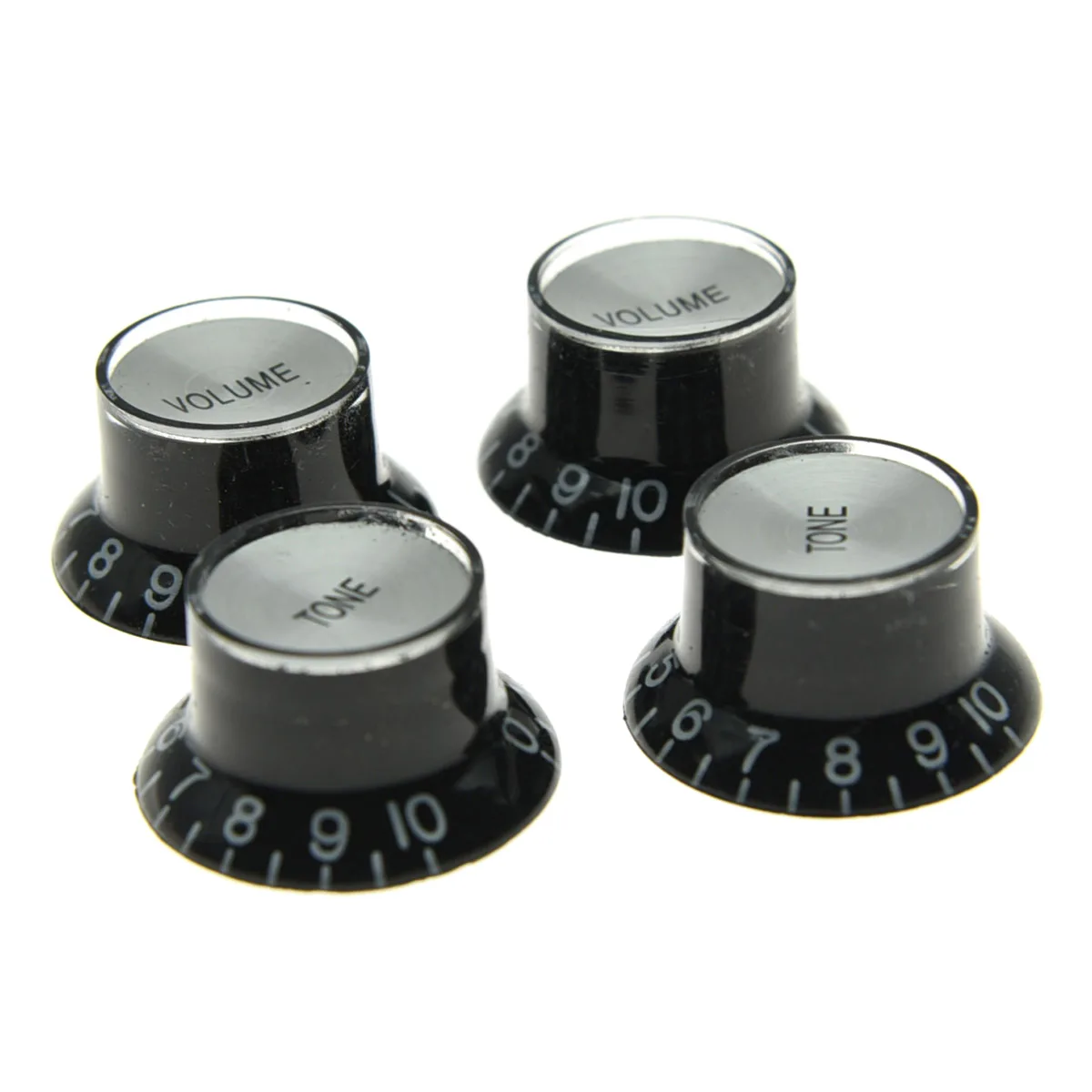 Ohello 2/4pc Silver Reflector Speed Control Volume Knobs for LP SG Style Electric Guitar Guitar Potentiometer Knobs
Ohello 2/4pc Silver Reflector Speed Control Volume Knobs for LP SG Style Electric Guitar Guitar Potentiometer Knobs