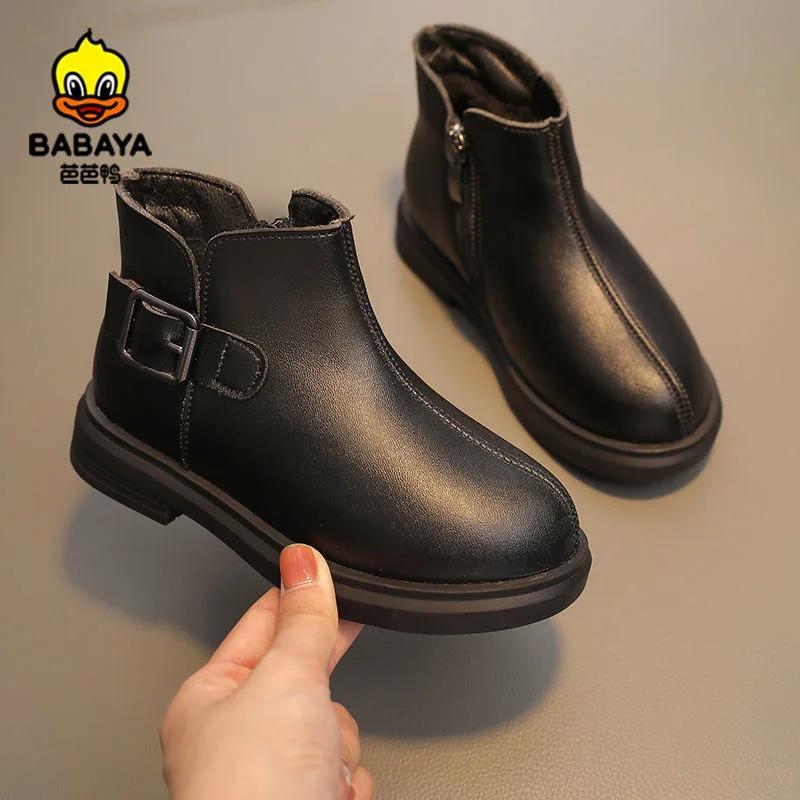 Babaya Childrens Martin Boots for Girls Boots Warm Plush Snow Cotton Boots Princess Shoes 2021 Winter New Kids Shoes for Girl
Babaya Childrens Martin Boots for Girls Boots Warm Plush Snow Cotton Boots Princess Shoes 2021 Winter New Kids Shoes for Girl