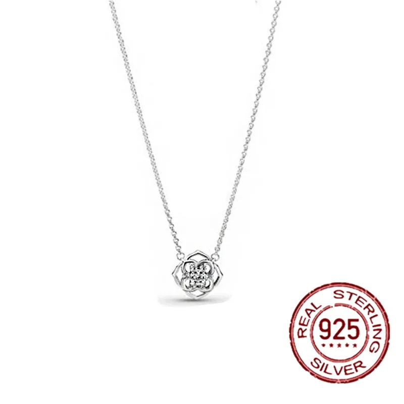 New Hot Sale 925 Sterling Silver Flower-Shaped Zircon Pendant Necklace, Ladies Gift 45 cm Wave Chain Collar
New Hot Sale 925 Sterling Silver Flower-Shaped Zircon Pendant Necklace, Ladies Gift 45 cm Wave Chain Collar