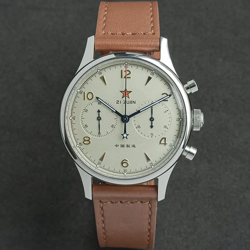 1963 хронограф Чайка движение st1901 светящиеся часы мужские 2020 пилот механические