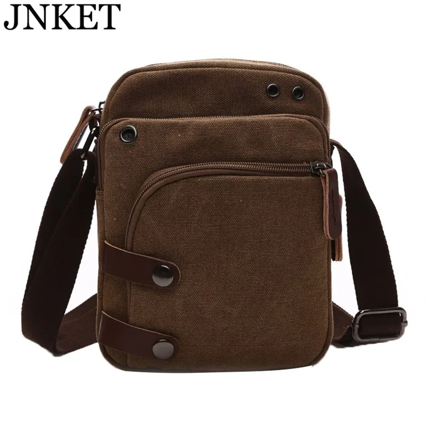 JNKET Новая повседневная мужская Холщовая Сумка через плечо, винтажная Сумка-слинг, дорожные сумки через плечо, сумка-мессенджер
JNKET Новая повседневная мужская Холщовая Сумка через плечо, винтажная Сумка-слинг, дорожные сумки через плечо, сумка-мессенджер