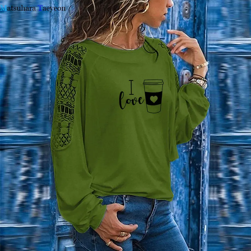 Fashion Cup Heartbeat Printed T Shirt Women Casual Harajuku Shirts Autumn Long Sleeve T Shirts O-Neck Tee Top Clothes Women 
Fashion Cup Heartbeat Printed T Shirt Women Casual Harajuku Shirts Autumn Long Sleeve T Shirts O-Neck Tee Top Clothes Women