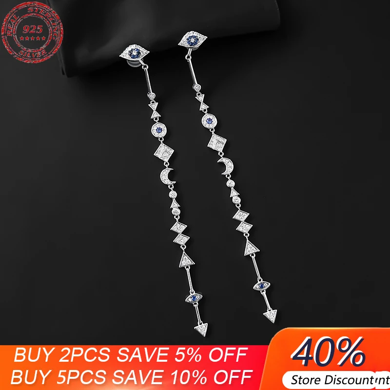 S925 Sterling Silver Geometric Evil Eye Earrings Female Light Luxury Cold Wind New Luxury Brand Monaco Jewelry
S925 Sterling Silver Geometric Evil Eye Earrings Female Light Luxury Cold Wind New Luxury Brand Monaco Jewelry