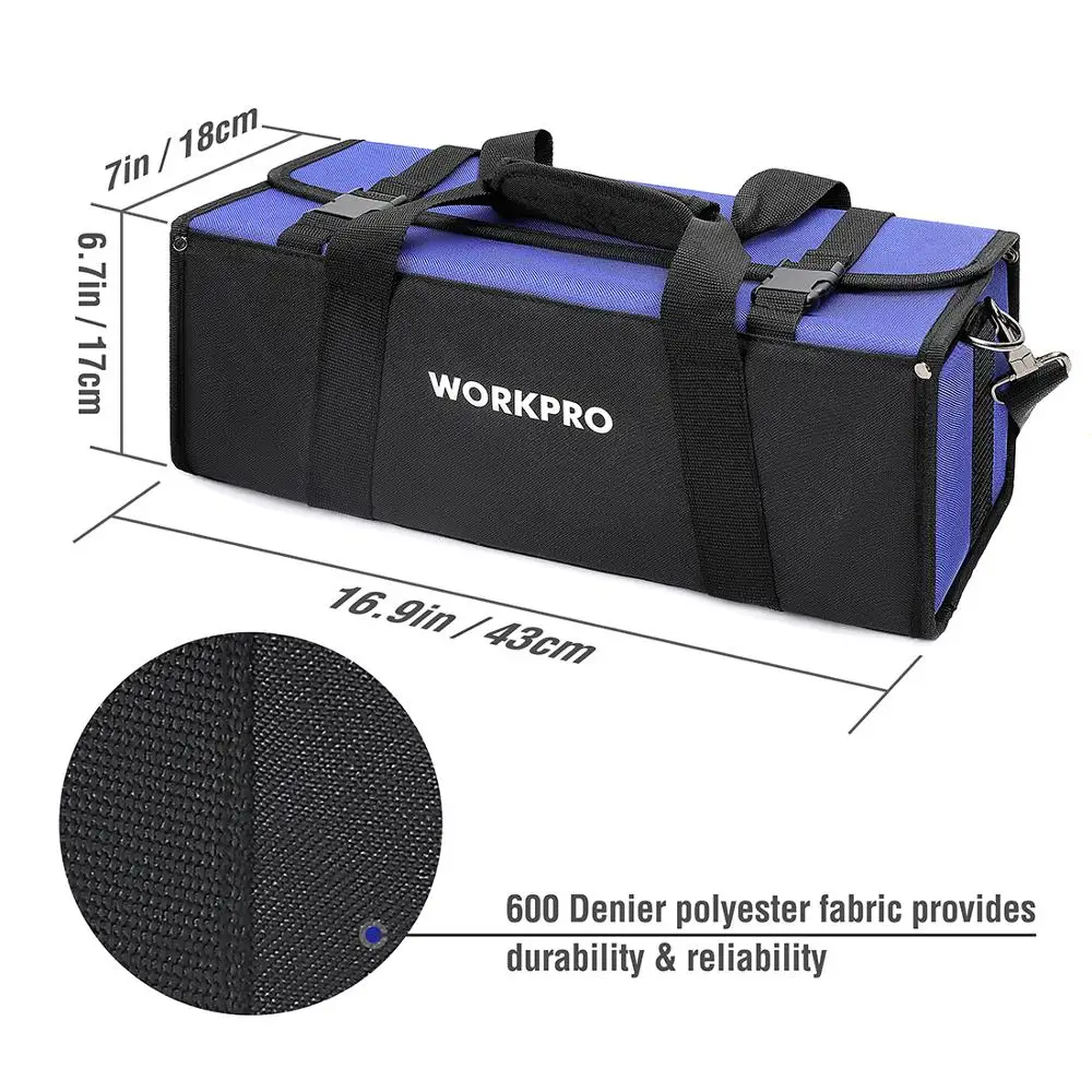 WORKPRO 156 шт. набор инструментов для ремонта дома ударная Отвертка Плоскогубцы