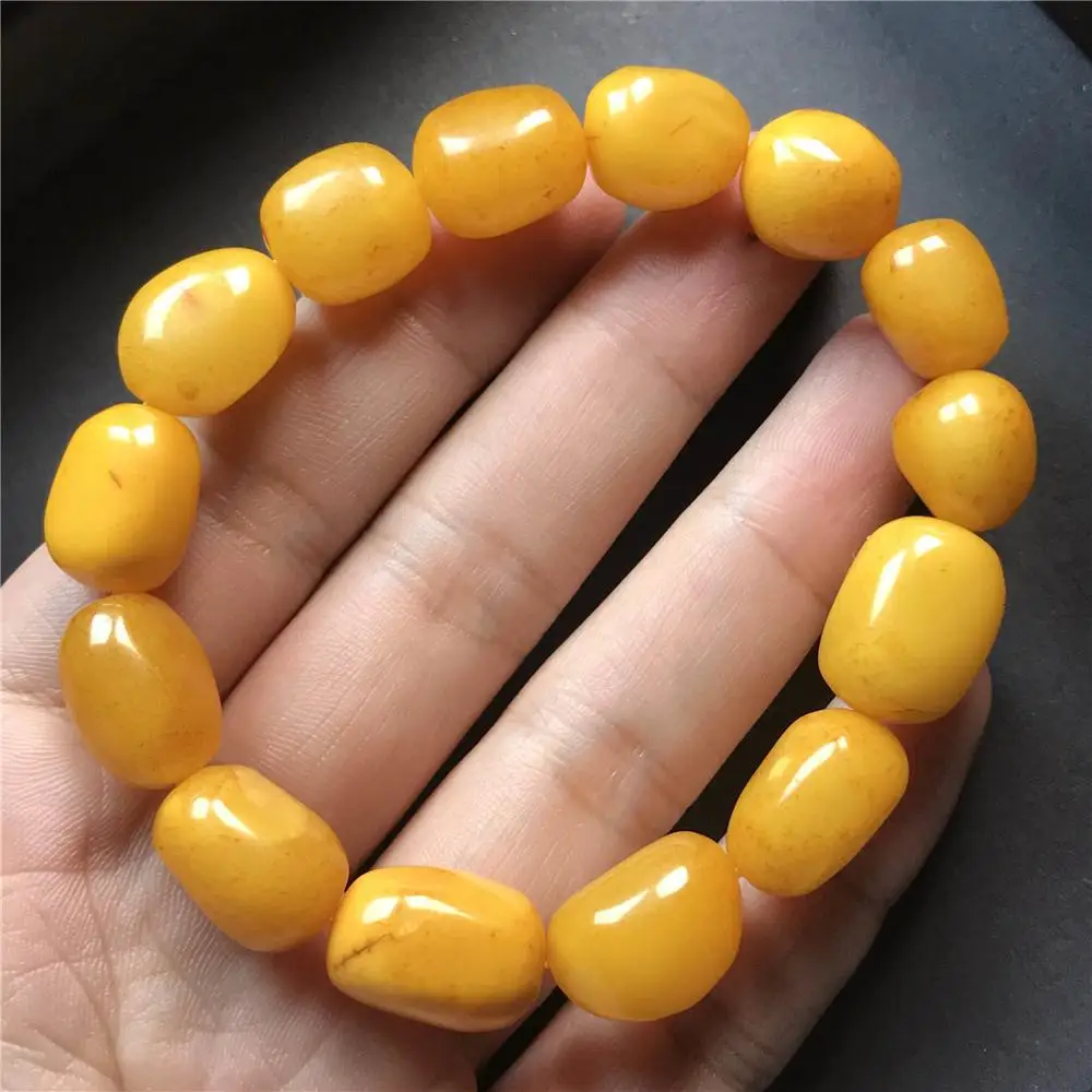 Top Natural Yellow Amber Bracelet For Woman Man Love Gift Gemstone 15x12mm Barrel Beads Stretch Stone Fashion Jewelry AAAAA
Top Natural Yellow Amber Bracelet For Woman Man Love Gift Gemstone 15x12mm Barrel Beads Stretch Stone Fashion Jewelry AAAAA