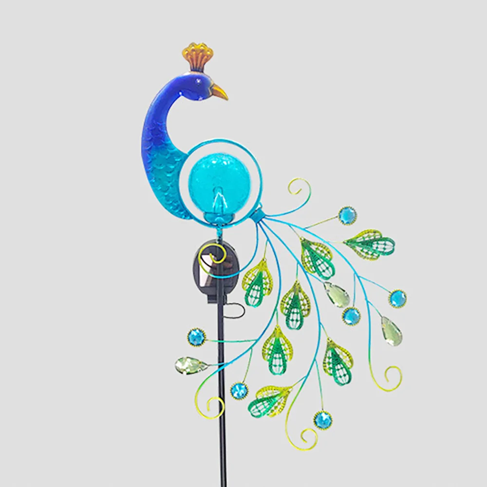 Metal Painted Peacock Solar Light Pole Garden Ornaments Outdoor Decorative Pathway Lamp Lawn Decoration for Outside Patio Yard
Metal Painted Peacock Solar Light Pole Garden Ornaments Outdoor Decorative Pathway Lamp Lawn Decoration for Outside Patio Yard