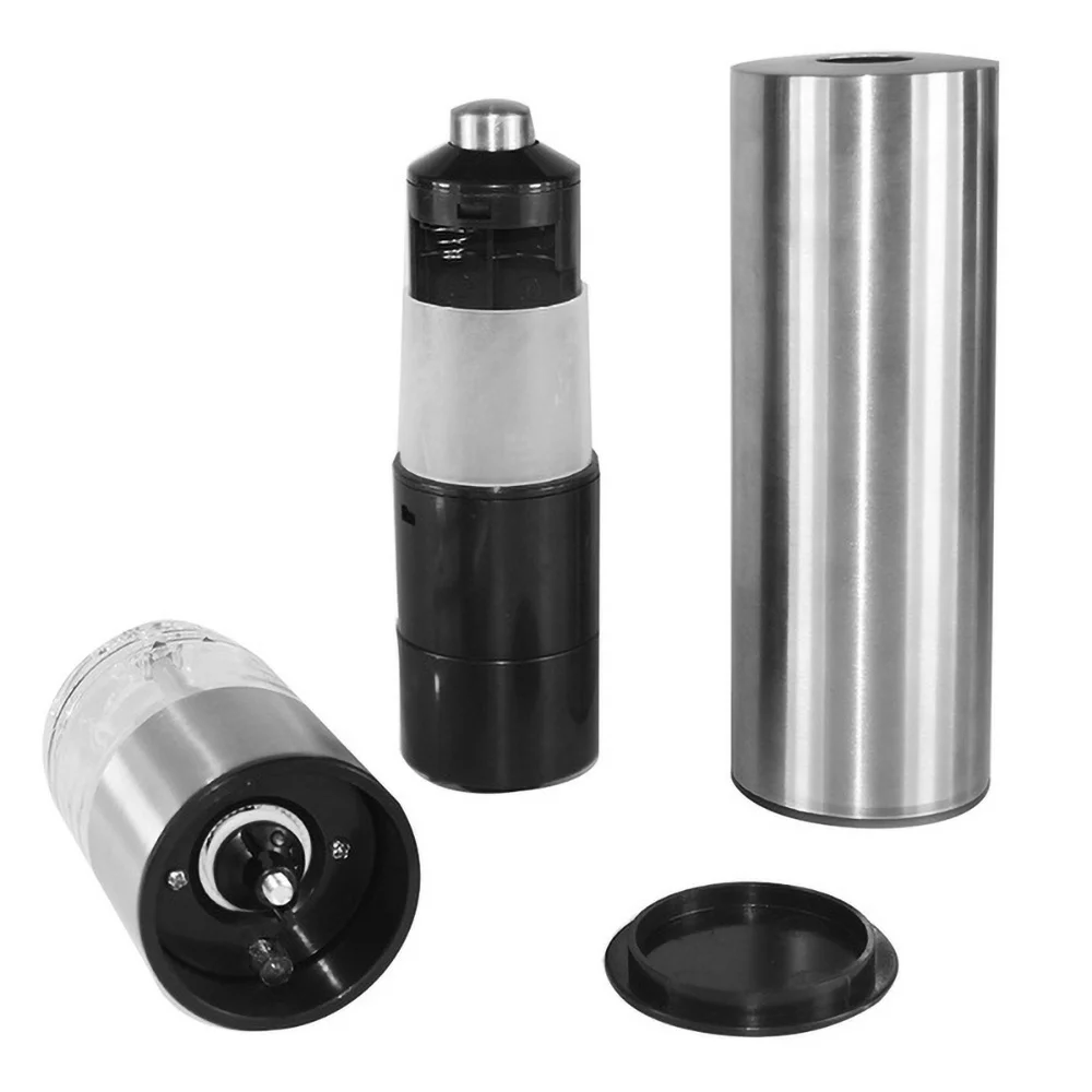 Stainless Steel Electric Salt and Pepper Pepper Mill Spice Grinder Adjustable Ceramic Grinder Kitchen Tool
Stainless Steel Electric Salt and Pepper Pepper Mill Spice Grinder Adjustable Ceramic Grinder Kitchen Tool