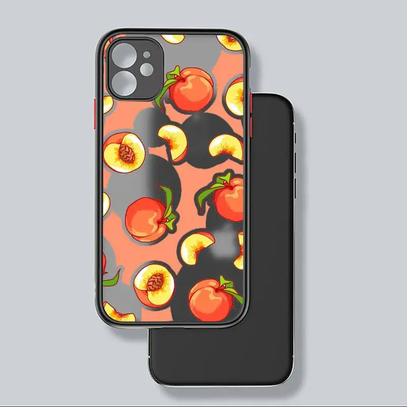 peach Phone Case black matte transparent For iPhone 7 8 x xs xr 11 12 pro plus mini max Clear Funda
peach Phone Case black matte transparent For iPhone 7 8 x xs xr 11 12 pro plus mini max Clear Funda