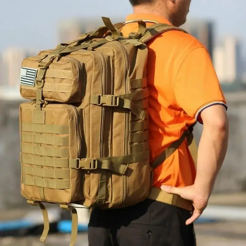 25L/45L Tactical Military Backpack for Men, Camping and Outdoor Accessories, Men's Backpack for Camping, Hiking, Mountaineering
25L/45L Tactical Military Backpack for Men, Camping and Outdoor Accessories, Men's Backpack for Camping, Hiking, Mountaineering
