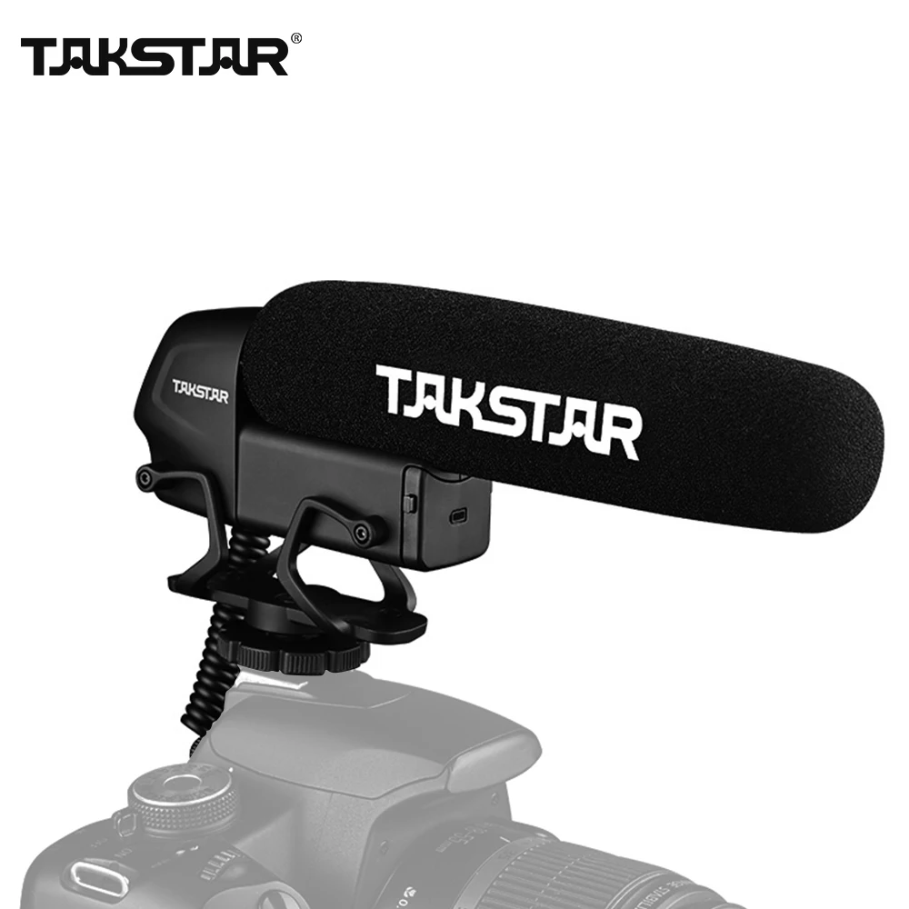 TAKSTAR SGC-600 On-camera Condenser Interview Microphone Mic Super-cardioid 3-level Gain Control Low Cut Switch 3.5mm Plug
TAKSTAR SGC-600 On-camera Condenser Interview Microphone Mic Super-cardioid 3-level Gain Control Low Cut Switch 3.5mm Plug