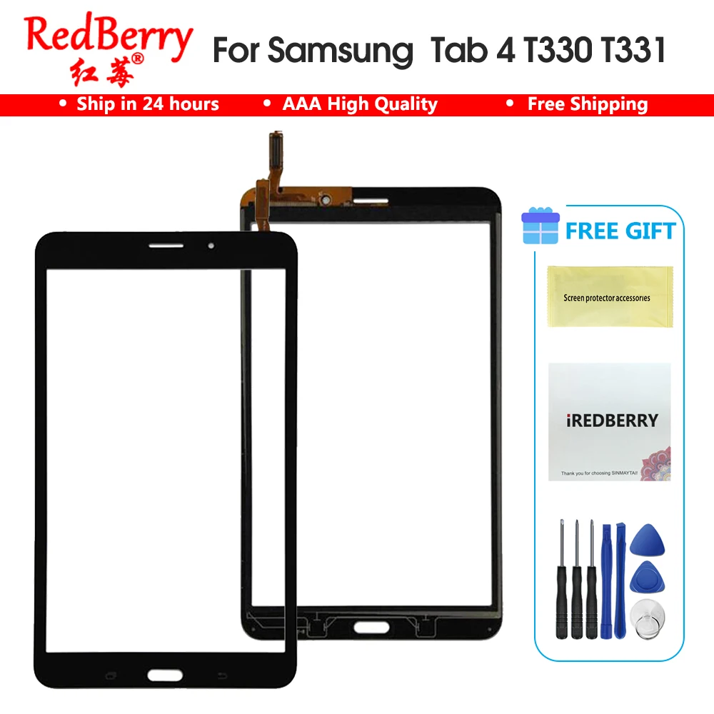 Новинка 8 0 дюйма T331 для Samsung Galaxy Tab 4 T330 / SM Tab4 ЖК сенсорный экран Объектив Стекло