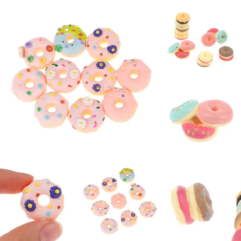 5/10 pcs Dollhouse Miniature Food Cute Resin Cream Donuts Macaroon Doll Accessories Toys DIY Decorative Accessories
5/10 pcs Dollhouse Miniature Food Cute Resin Cream Donuts Macaroon Doll Accessories Toys DIY Decorative Accessories