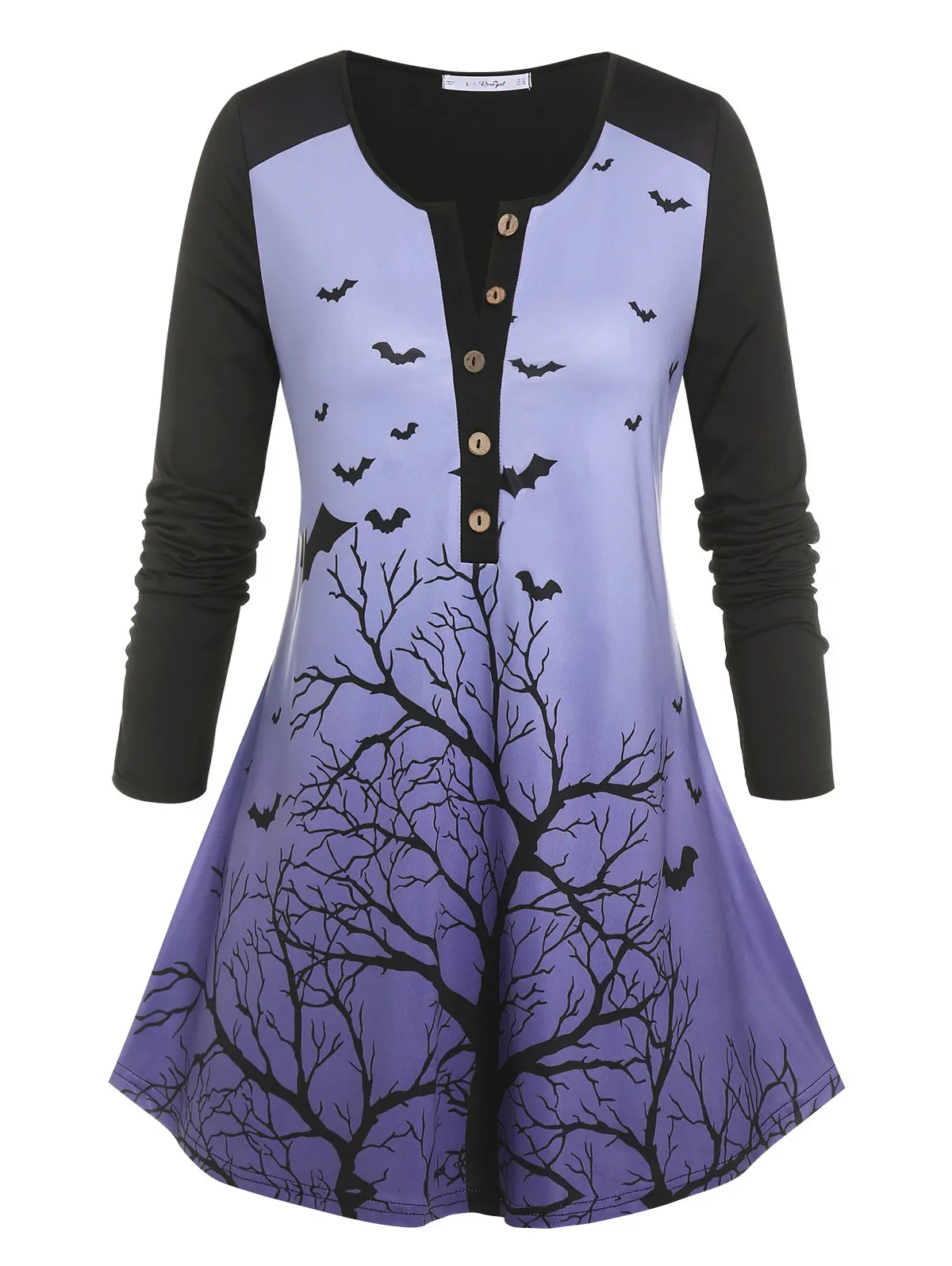Plus Size Halloween Bat Print Tee 2XL Ladies T-Shirt Pullovers Party Club V-Neck Lace up Full Sleeve Halloween Tops 5XL
Plus Size Halloween Bat Print Tee 2XL Ladies T-Shirt Pullovers Party Club V-Neck Lace up Full Sleeve Halloween Tops 5XL