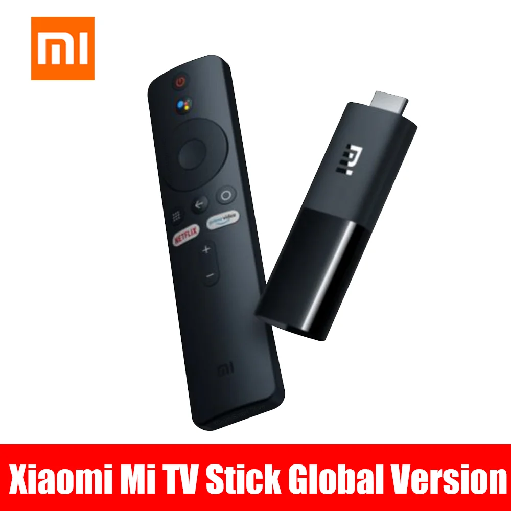 Оригинальный телевизор Xiaomi Mi TV Stick Android 9 0 четырехъядерный 1080P Dolby DTS HD Двойное