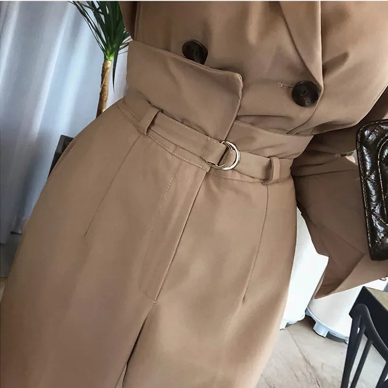 2020 Spring New Pattern Women's 2Piece Set Korean Edition Fashion Double-Breasted Occupation Little Suit Coat+Wide Leg Pants Set
2020 Spring New Pattern Women's 2Piece Set Korean Edition Fashion Double-Breasted Occupation Little Suit Coat+Wide Leg Pants Set