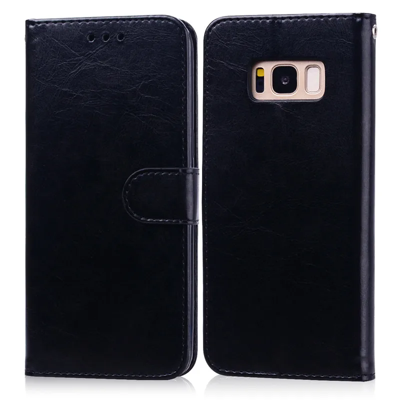 Чехол для samsung galaxy s8 защитный чехол из ТПУ кожаный книжка Samsung Galaxy S 8 S8 Plus телефона