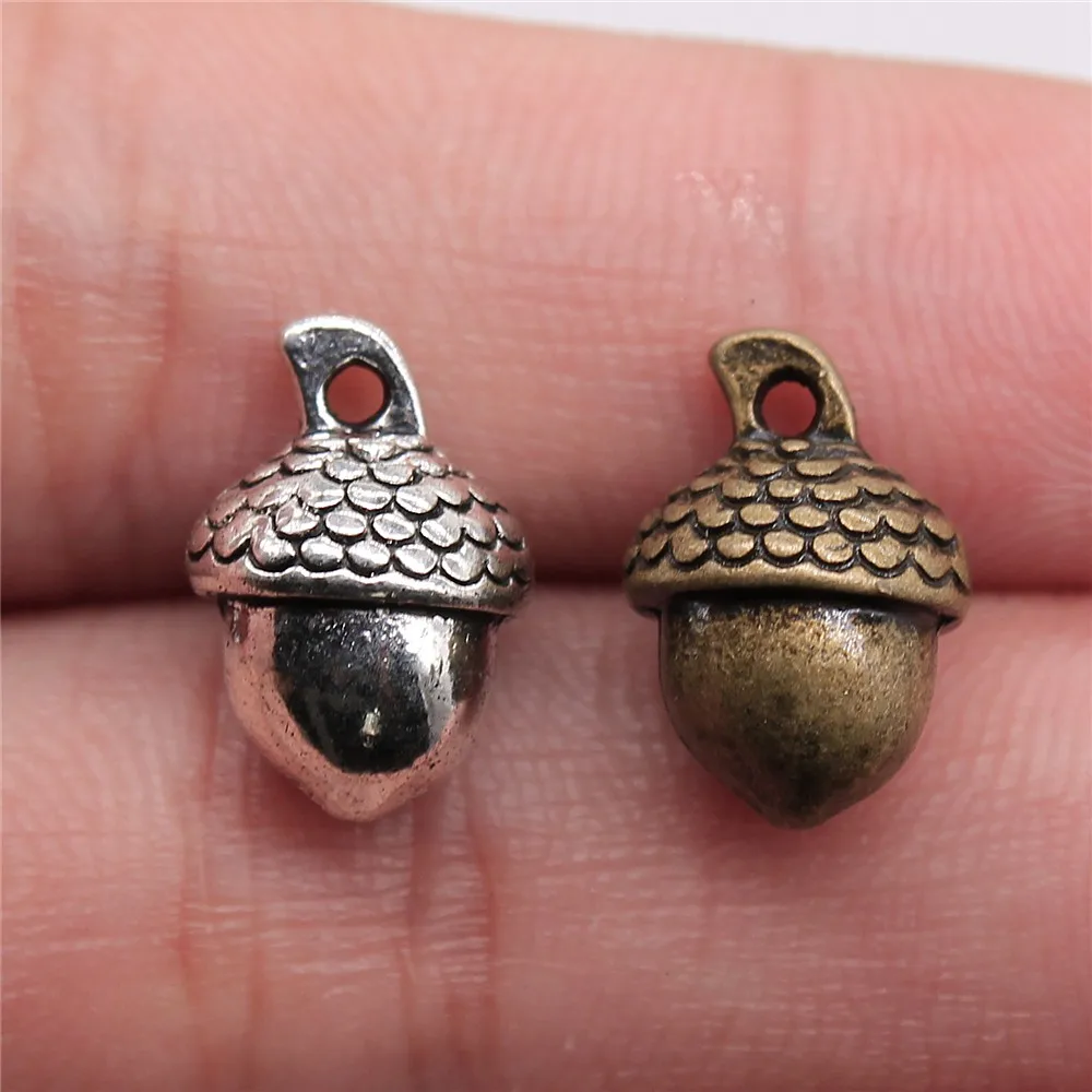 60pcs 15x10x9mm Pendant 3D Acorns 3D Acorns Pendant Charm For Jewelry Making Antique Silver Color 3D Acorns Pendants
60pcs 15x10x9mm Pendant 3D Acorns 3D Acorns Pendant Charm For Jewelry Making Antique Silver Color 3D Acorns Pendants