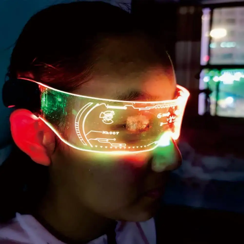 Hot Sales Glasses LED Luminous Eyeglasses Acrylic Light Up Sunglasses Halloween Decoration
Hot Sales Glasses LED Luminous Eyeglasses Acrylic Light Up Sunglasses Halloween Decoration