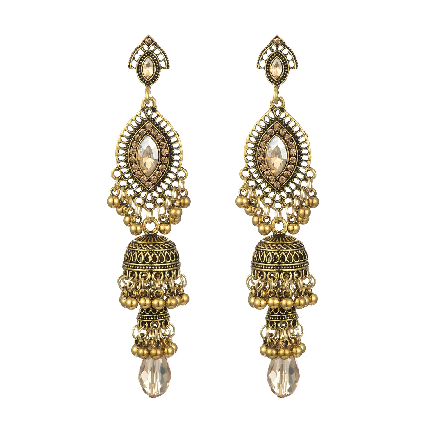 Indian style Nepal atmosphere inlaid diamond retro Earrings exotic style classic retro Earrings Jewelry
Indian style Nepal atmosphere inlaid diamond retro Earrings exotic style classic retro Earrings Jewelry