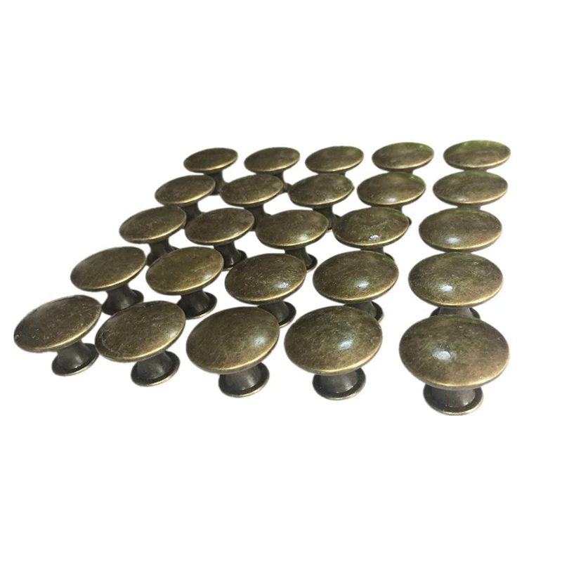 25PCS Vintage Door Drawer Knobs 30mm Antique Kitchen Cabinet Cupboard Handles, for Dresser and Cabinet, Old Bronze
25PCS Vintage Door Drawer Knobs 30mm Antique Kitchen Cabinet Cupboard Handles, for Dresser and Cabinet, Old Bronze