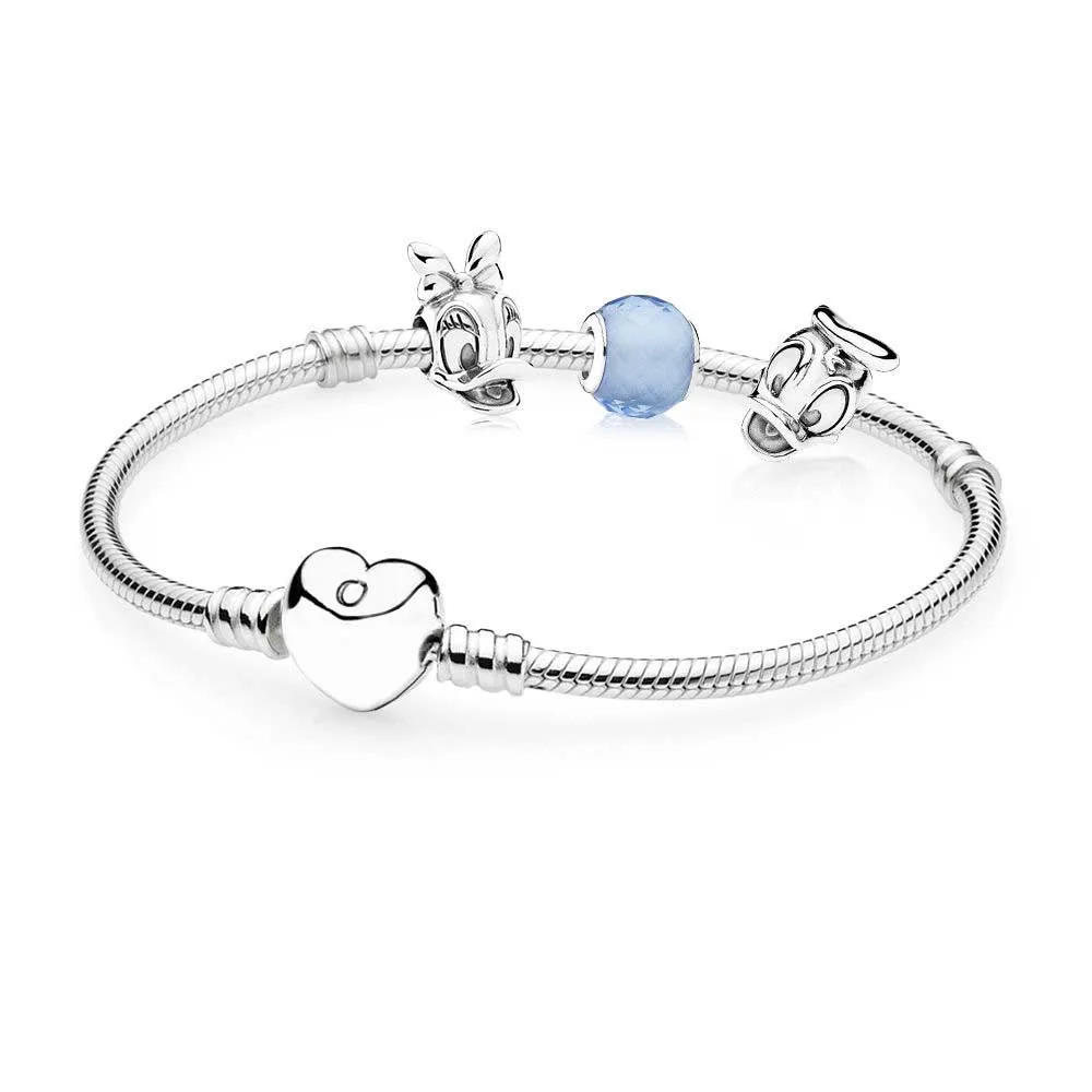 NEW Book Di 100%925 Sterling Silver Donald and Daisy Bracelet Set fit DIY Original charm Bracelets jewelry A set of prices
NEW Book Di 100%925 Sterling Silver Donald and Daisy Bracelet Set fit DIY Original charm Bracelets jewelry A set of prices