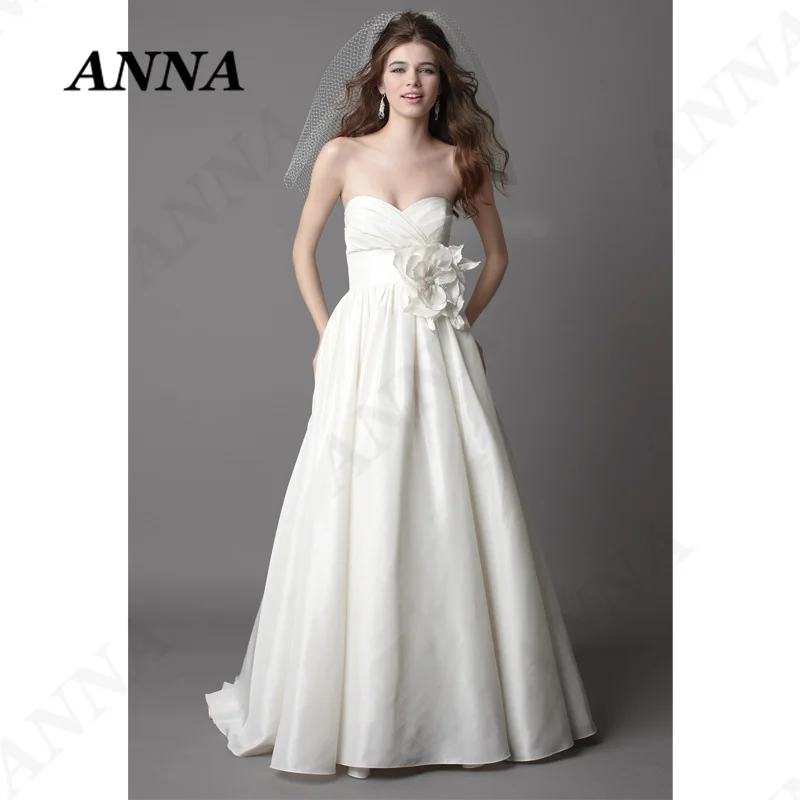 Anna Beauty Wedding Dress 2021 Simple Strapless Satin Beach Party Gown Elegant Button Vestido De Noiva Civil Formal Women Skirt
Anna Beauty Wedding Dress 2021 Simple Strapless Satin Beach Party Gown Elegant Button Vestido De Noiva Civil Formal Women Skirt
