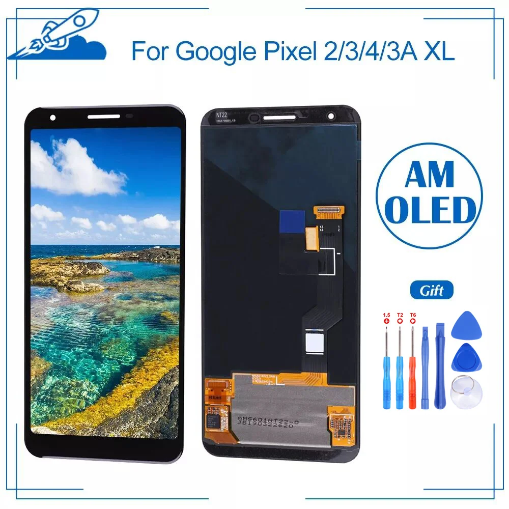 Original AMOLED For Google Pixel 2 3 4 3A LCD Display Touch Digitizer Screen For Google Pixel 2XL 3XL 4XL 3AXL Replacement Parts
Original AMOLED For Google Pixel 2 3 4 3A LCD Display Touch Digitizer Screen For Google Pixel 2XL 3XL 4XL 3AXL Replacement Parts