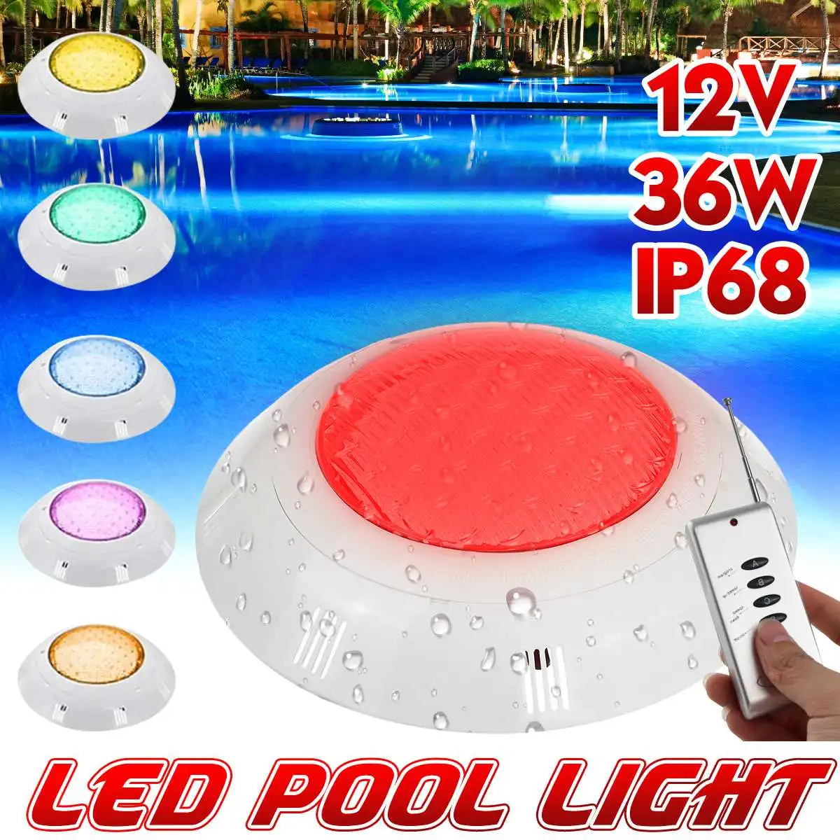 AC12V IP68 RGB Led плавательный бассейн светильник Водонепроницаемый на открытом воздухе 36 втт RGB подводный светильник пруд с подсветкой Piscina Luz точ...
AC12V IP68 RGB Led плавательный бассейн светильник Водонепроницаемый на открытом воздухе 36 втт RGB подводный светильник пруд с подсветкой Piscina Luz точ...