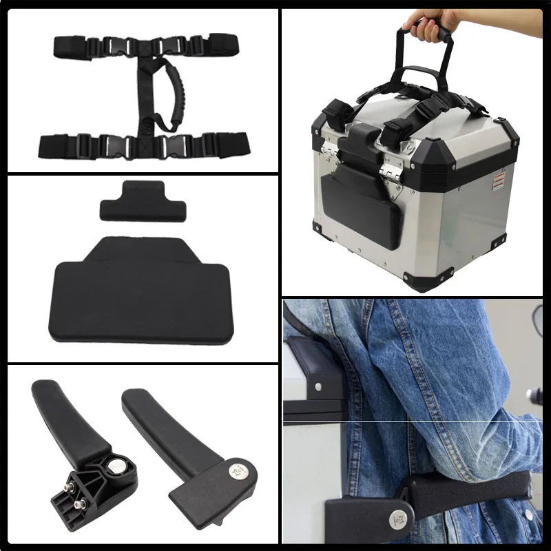 Box Passenger Armrests + Back Pad Rear Saddlebag + Aluminum Alloy Side Box Handle For BMW R1200GS F800gs F700GS ADV For YAMAHA
Box Passenger Armrests + Back Pad Rear Saddlebag + Aluminum Alloy Side Box Handle For BMW R1200GS F800gs F700GS ADV For YAMAHA