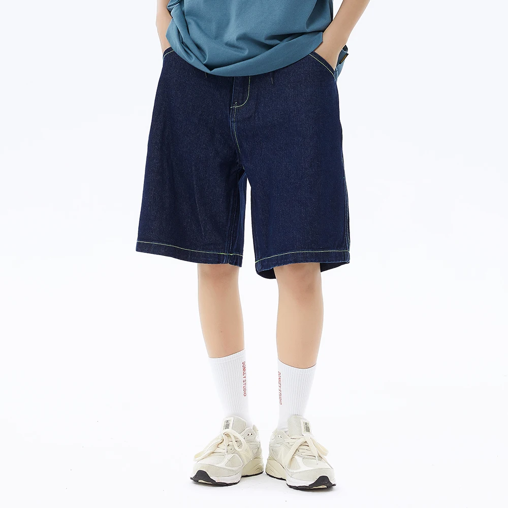 Denim Shorts Men's Summer Streetwear Casual Simple Solid Color Shorts Baggy Wide-Leg Short Jeans Men
Denim Shorts Men's Summer Streetwear Casual Simple Solid Color Shorts Baggy Wide-Leg Short Jeans Men