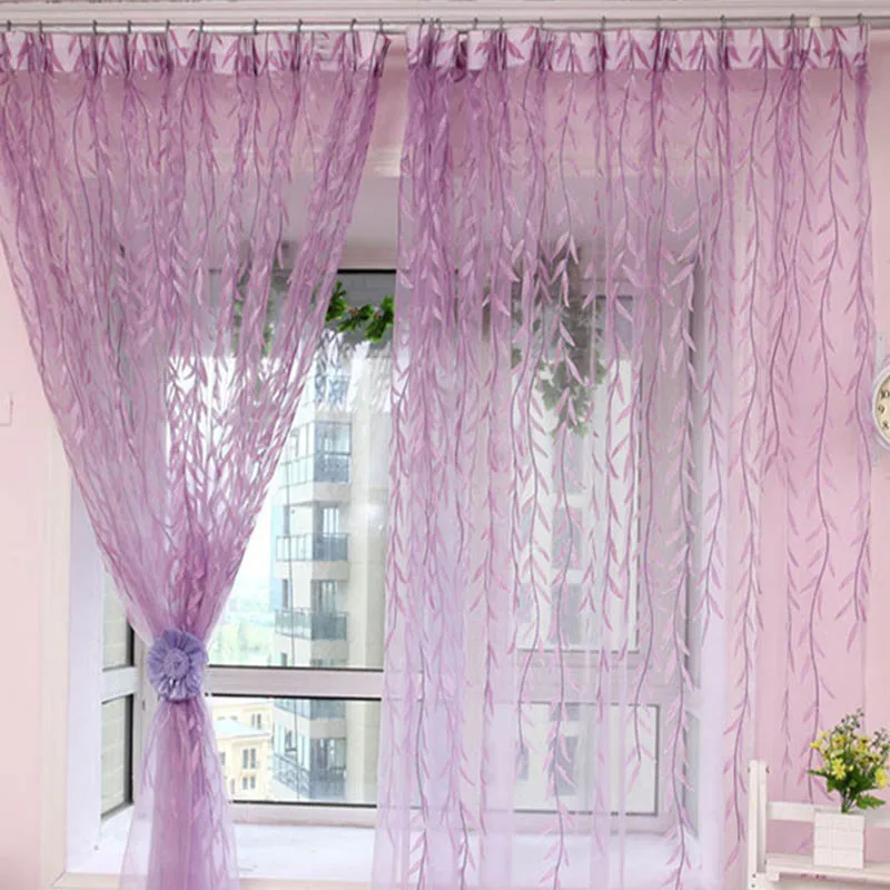 Pastoral Purple Willow Leaf Curtain Screen Series Balcony Transparent Offset Window Screen Glass Printed Screen Curtain
Pastoral Purple Willow Leaf Curtain Screen Series Balcony Transparent Offset Window Screen Glass Printed Screen Curtain