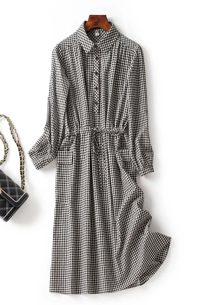 Autumn Dress 2021 New Design of This Year's Skirt French Temperament Light Mature Plaid Medium Length
Autumn Dress 2021 New Design of This Year's Skirt French Temperament Light Mature Plaid Medium Length