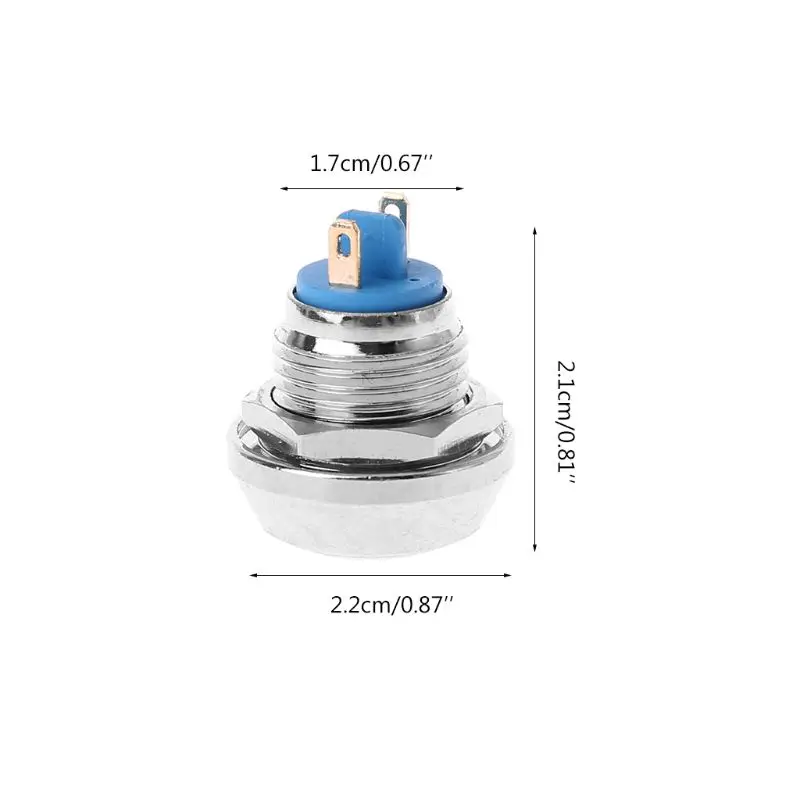 Car Boat 12mm Momentary Metal Push Button Switch 3A/36V DC 
Car Boat 12mm Momentary Metal Push Button Switch 3A/36V DC