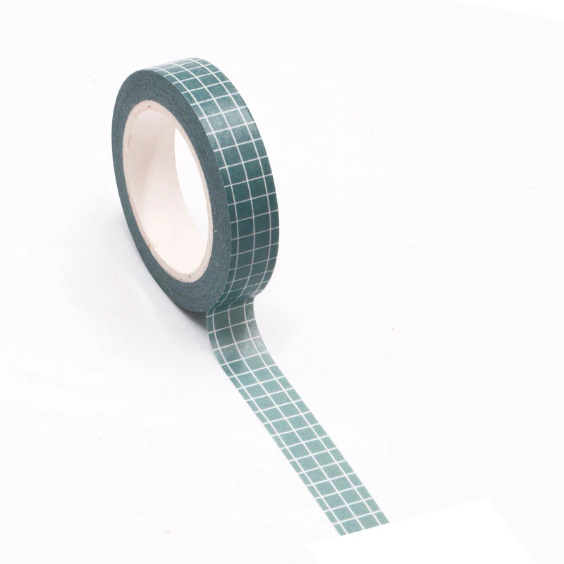 1PC 10MM*10M Dark Green and White Grid Washi Tape Wide Sticky Adhesive Tape Scrapbooking Album DIY Decorative Paper Tape
1PC 10MM*10M Dark Green and White Grid Washi Tape Wide Sticky Adhesive Tape Scrapbooking Album DIY Decorative Paper Tape