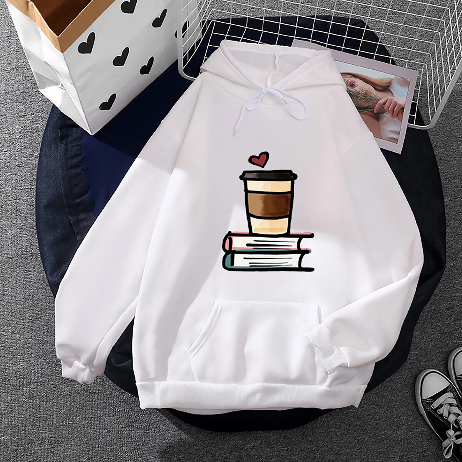 Hoody Milk Tea Book Print Hoodie Streetwear Cute Winter Clothes Womens Fashion Oversized Loose Harajuku Sweatshirts Women 2021
Hoody Milk Tea Book Print Hoodie Streetwear Cute Winter Clothes Womens Fashion Oversized Loose Harajuku Sweatshirts Women 2021