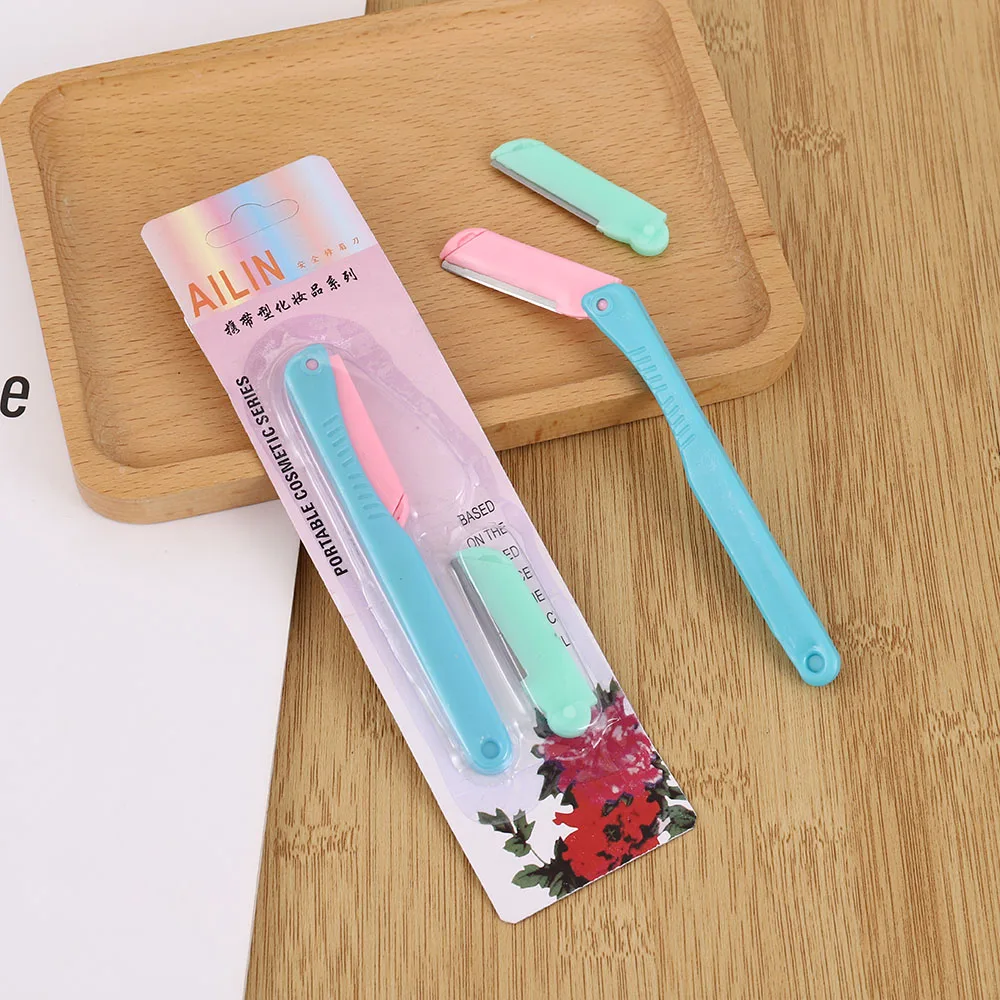 Random Color Simple Eyebrow Trimmer With Replacement Blade Head Portable Eyebrow Razor Shaver Facial Hair Remover Makeup Tools
Random Color Simple Eyebrow Trimmer With Replacement Blade Head Portable Eyebrow Razor Shaver Facial Hair Remover Makeup Tools