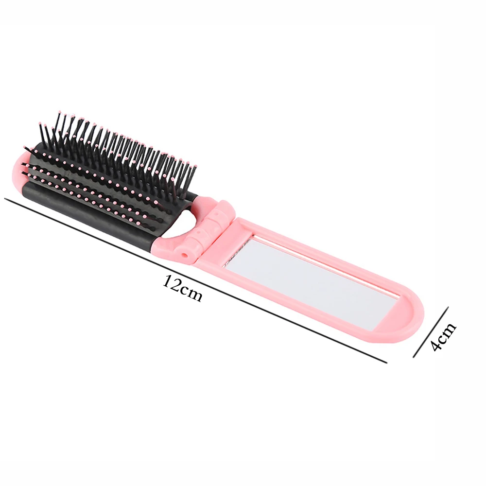 New 1pc Travel Hair Comb Portable Folding Hair Brush With Mirror Compact Pocket Size Women Salon Hairdressing Styling Accessorie
New 1pc Travel Hair Comb Portable Folding Hair Brush With Mirror Compact Pocket Size Women Salon Hairdressing Styling Accessorie