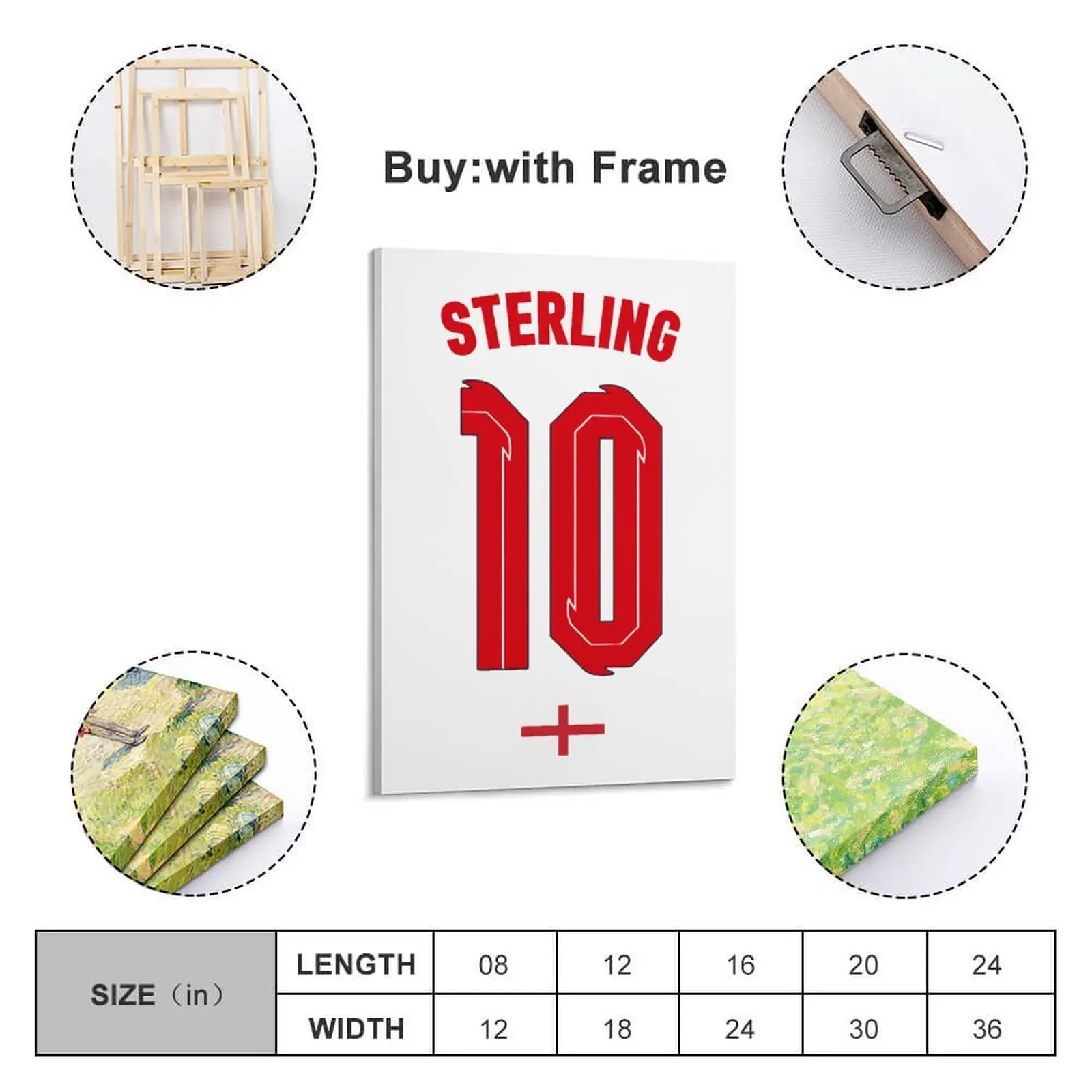 Decor 10 Raheem Sterling Flag of England Print Painting Canvas Picture for Living Room Wall Room Posters With Frame Modern Home
Decor 10 Raheem Sterling Flag of England Print Painting Canvas Picture for Living Room Wall Room Posters With Frame Modern Home