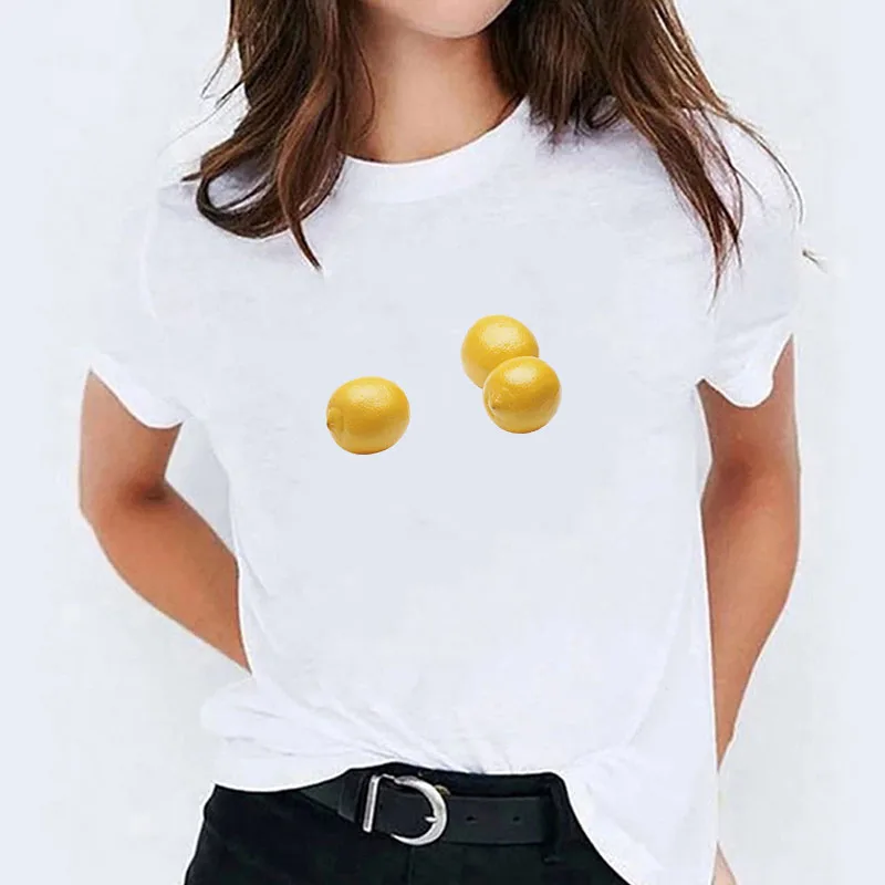 Lemon T-shirts Woman Tshirts Summer Short Sleeve Women Women's Tops Women-clothing With Sleeves Tshirt 2020 Top Shirt Womens Tee
Lemon T-shirts Woman Tshirts Summer Short Sleeve Women Women's Tops Women-clothing With Sleeves Tshirt 2020 Top Shirt Womens Tee